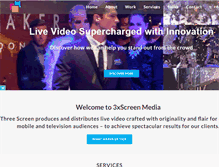 Tablet Screenshot of 3xscreen.co.uk